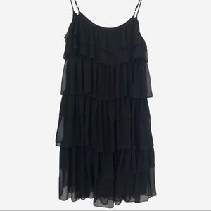 The Limited Black Ruffle Dress